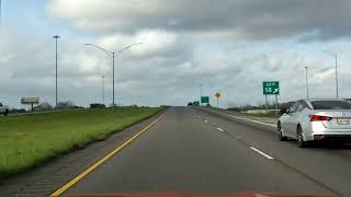 Interstate 49  Louisiana Exits 11 to 19 northbound [upl. by Assenat47]