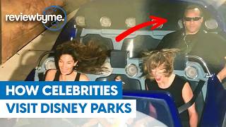 How Celebrities Visit Disneys Theme Parks [upl. by Karena]