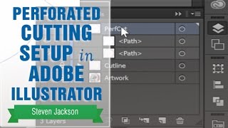 Perforated Cutting Setup in Adobe Illustrator [upl. by Hama651]