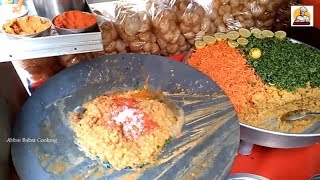 Hyderabadi Spicy Pani Puri Aloo Samosa Chat  Pani Puri  Street Food  Abbai Babai Cooking [upl. by Craig34]