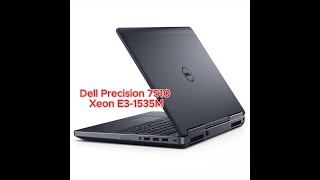 Dell Precision 7510 Xeon E31535M Ram 32G SSD 256Gb và HDD 1TB 156 inch [upl. by Ferdinand550]