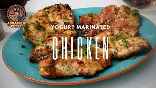 Grilled Yogurt Marinated Chicken on the Weber Kettle Grill [upl. by Eivla]