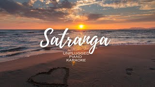 Satranga  Short piano karaoke  Animal  Arijit Singh  Shreyas Puranik  SiddharthGarima [upl. by Westleigh]