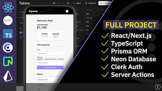 Full App Build  Dev to Deployment  Nextjs Prisma Neon amp Clerk [upl. by Jordan]