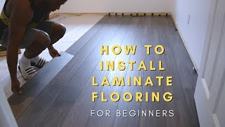 How to Install Laminate Flooring [upl. by Ecenaj]