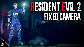 RESIDENT EVIL 2 REMAKE  FIXED CAMERA MOD [upl. by Yecaw373]