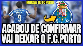 🔵💣 OLHA ISTO BOMBA FCPORTO PERDE TALENTO APANHOU TODOS DE SURPRESA NOTÍCIAS DO FC PORTO [upl. by Quent]