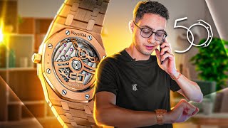 AUDEMARS PIGUET ROYAL OAK 50ÈME ANNIVERSAIRE  UNBOXING ET PRÉSENTATION [upl. by Munshi]