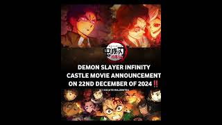 Demon Slayer Infinity Castle coming soon new movie [upl. by Ayres162]