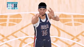 🔴 LIVE NOW USA vs France Full Game  2024 Olympic Mens Basketball Live  Gold Medal Game  2K24 [upl. by Eldred681]