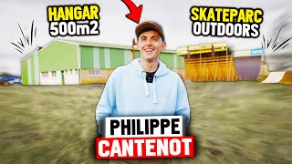 Il a CONSTRUIT son skatepark GÉANT dans un HANGAR de 500m²  ft philippecantenot [upl. by Poulter]