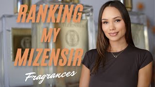 My FAVORITE Mizensir Perfumes Ranked [upl. by Akienat740]