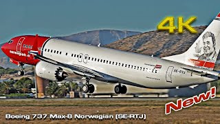 Boeing 737 Max8 Norwegian SERTJ is back [upl. by Wenn]