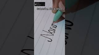 Comment your name and I will write like this ❤️ shortsfeed youtubeshortsNo76 [upl. by Imij]