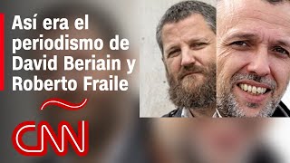 El «periodismo valiente y esencial» de David Beriain y Roberto Fraile españoles asesinados [upl. by Antonia663]