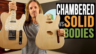 Solid vs Chambered Electric Guitar Body [upl. by Beyer]