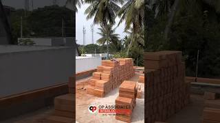 Soil solid laterite interlocking brick first floor workbricks soil construction interlockbricks [upl. by Kcirded]