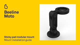 Sticky Pad mount installation guide – Beeline Moto [upl. by Kehr]