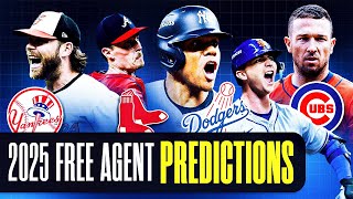 2025 MLB Free Agent Predictions [upl. by Markiv]