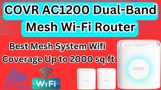 DLink COVR1100  How To Setup COVR AC1200 DualBand Mesh WIFI Router [upl. by Namijneb680]