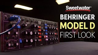 Behringer Model D Analog Synth Module Demo — Daniel Fisher [upl. by Ahsened903]