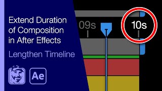 Extend Duration of Composition in After Effects Lengthen Timeline [upl. by Cuthbert]