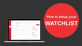 How to setup your watchlist [upl. by Ihsir]