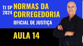 AULA 14 normasdacorregedoria oficialdejustica tjsp2024 [upl. by Vernier343]