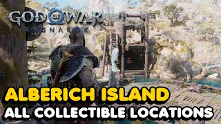 God Of War Ragnarok  Alberich Island All Collectibles Location Guide [upl. by Idissac]