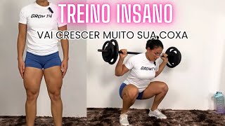 TREINO PARA FICAR COXUDA ÊNFASE EM QUADRÍCEPS [upl. by Enicnarf400]