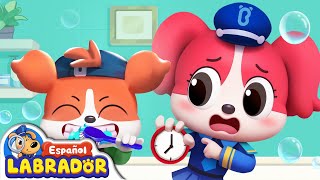 🔍Sheriff Labrador  Ir a la Escuela Solo 🎒  Videos para Niños  BabyBus en Español [upl. by Nata438]