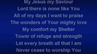 Shout To The Lord worship video w lyrics [upl. by Ottinger]