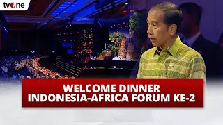 FULL Presiden Jokowi Membuka Acara Welcome Dinner IndonesiaAfrika Forum ke2 2024 di Bali  tvOne [upl. by Ylhsa91]