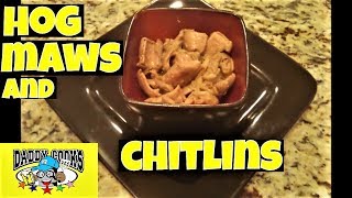 Hog Maws and Chitlins Chitterlings revisited Cleaning and Cooking [upl. by Nnylcaj]