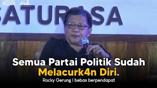 rekayasa mahkamah konstitusi dalam membuat pemimpin  Rocky Gerung [upl. by Aidyl]