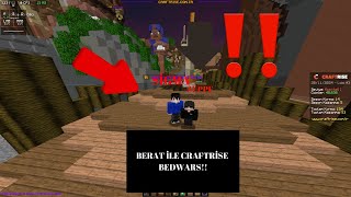 BERAT İLE CRAFTRİSE BEDWARS [upl. by Bartholomeo390]