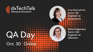 dxTechTalk  QA Day Online [upl. by Melloney308]