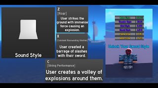 How to Get the NEW SOUND SWORD STYLE in ANIME FIGHTING SIMULATOR [upl. by Iruyas]