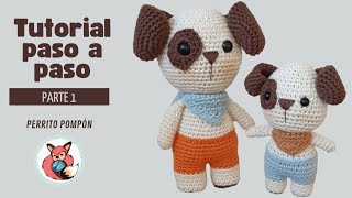 Tutorial paso a paso Perrito PompónParte 1Cabeza y cuerpo [upl. by Meir]