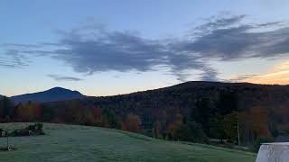 Jay Peak Oct 13 sunrise [upl. by Nolyarb658]