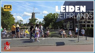 Walking Tour in Leiden  Netherlands  City of Discoveries  City with a rich cultural heritage  4k [upl. by Malory]