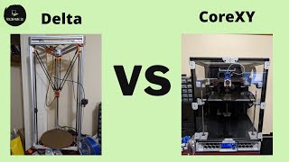 Delta 3D Printer vs CoreXY 3D Printer [upl. by Enreval50]