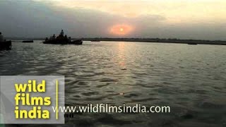 An evening boat ride on River Ganges Varanasi [upl. by Desmund]