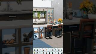 You can include this storage when creating a counter in your the sims 4 kitchen sims4shorts [upl. by Adianes]