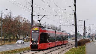 autobusy i tramwaje mpk Częstochowa 11 listopada 2024 [upl. by Ellesirg]