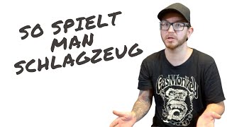 Schlagzeug Lernen Wie spielt man richtig Schlagzeug Anfänger1 [upl. by Ihab70]