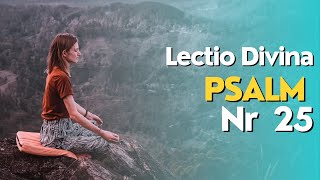 Lectio Divina Psalm 25 psalmodia modlitwa Biblią Dyzmadobrylotr  werbisci [upl. by Perl]