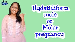 Hydatidiform mole  Molar Pregnancy  Easy explanation in hindi [upl. by Ayot283]