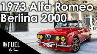 1973 Alfa Romeo Berlina 2000  The sport sedan  Refuelno [upl. by Etteoj]