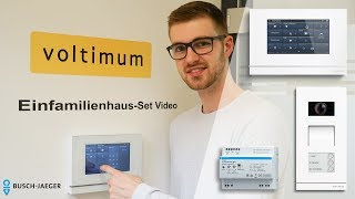 BuschJaeger Türsprechanlage und BuschSmartTouch KNXPanel  Voltimum Produkttest 2018 [upl. by Allemac]